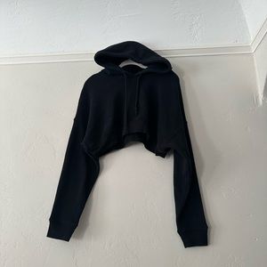 Alo cropped double take hoodie